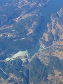 Motiv fra den innerste delen av Bunnefjorden, med Bonnebukta helt mot sørvest, sett fra rutefly. Foto: Stig Rune Pedersen