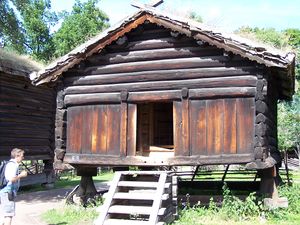 Bur fra Trøym i Hemsedal Norsk Folkemuseum 117.JPG