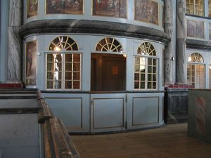 Buskerud, Kongsberg kirke - Brudelosjen 0002.JPG