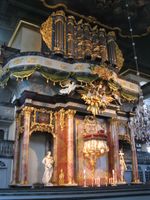 Prekestolalteret med Glogerorgelet. Foto: Siri Johannessen (2006).