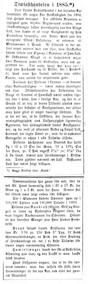 Buskeruds Blad 01 01 1886 - Trælasthandelen i 1885.jpg