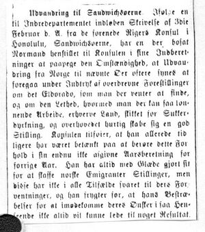 Buskeruds Blad 21 03 1886 - Udvandring til Sandwichøerne.jpg