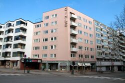 Bygdøy allé 39 med Gimle kino (1939). Foto: Kjetil Ree (2010).