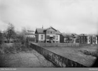 Bygdøy allé 26 oppført i 1895, i dag adresse Mogens Thorsens gate 15. Foto: Per Adolf Thorén/Oslo Museum (ca 1895).