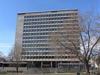 Bygdøy allé 2 for Norsk Hydro (1960) Foto: Stig Rune Pedersen (2012).