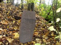 Byggebeltestein nr. 58, ved Nedre Smestad dam. Foto: Stig Rune Pedersen