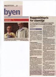 Byggeskikkprisen 2008 ble tildelt Sagelvas Venner, og Romerikes Blad rapporterer 13. juni 2008.