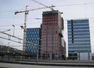 Byggingen av Barcode Oslo sentrum 2009.jpg