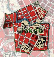 Kart over Jacob menighet i 1911.