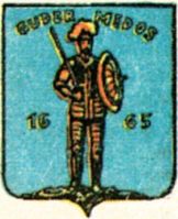 Haldens byvåpen i 1929.