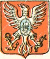 Holmestrands byvåpen i 1929.