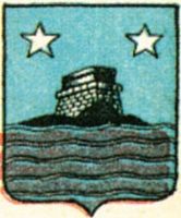 Risør byvåpen slik det så ut i 1929. Dagens kommunevåpen har samme motiv.