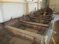 Ein aurgjeldsfyring utstilt i Geitbåtmuseet. Foto: Olve Utne (2011).