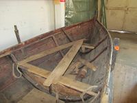 Ein aurgjeldsfyring utstilt i Geitbåtmuseet. Foto: Olve Utne (2011).