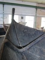 Gressetbåten utstilt i Geitbåtmuseet. Foto: Olve Utne (2011).