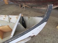 Lensmannsbåt frå Stangvik — ein søfjordings-melfæring bygd av Ole Reiten («Saksinn») seint på 1800-talet og bruka som lensmannsbåt i tida 1890–1910.