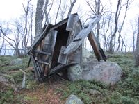 Velta njalla på Skeppsholmen i Arjeplog. Foto: Olve Utne (2012).