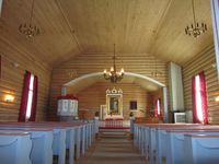 Inni Elgå kirke (bygd 1946). Foto: Olve Utne (2015).