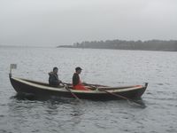 Lysterfæring under Råseglseminaret 2015 på Otnes i Valsøyfjorden. Foto: Olve Utne (2015).
