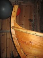 Nybygd fyring etter Gressetgbåten. Foto: Olve Utne (2017).