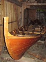 Nybygd fyring etter Gressetbåten. Foto: Olve Utne (2017).