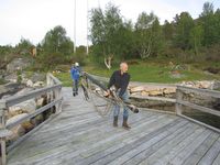 Utsetting av Havhesten. Foto: Olve Utne (2017).