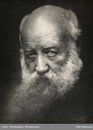 Christian Krohg (maler og forfatter) portrettert ca 1910 T J Thorkelsen OB.FS0885.jpg