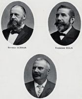 Nederste bilde er av bestyrer Sigurd Klemmetsdal, ansatt i 1904 etter å ha vært ansvarlig for kjøttavdelingen i to år.