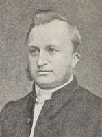 Christinus Castberg Lange (1830–1912), sokneprest 1877–1906.