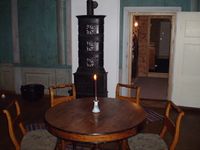 Klart til selskap på salen