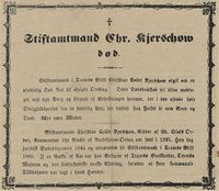 338. Dødsannonse for Stiftamtmand Chr. Kjerschow i Tromsø Amtstidende 13.04. 1889 .jpg