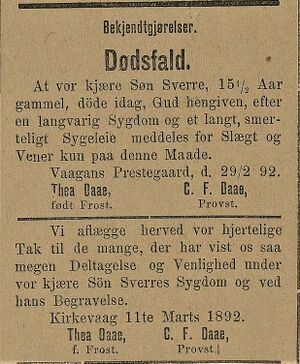 Dødsannonse for Sverre Daae i Lofotens Tidende 12.03. 1892.jpg