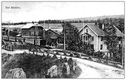 Dal stasjon år 1900. Jernbanemuseet