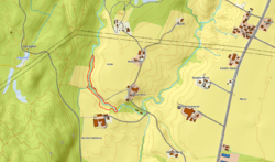 Damanlegget ved Karterud gård dannet Karteruddammen.