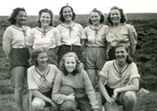 Strømmen IF. Damelaget håndball 1945-46.