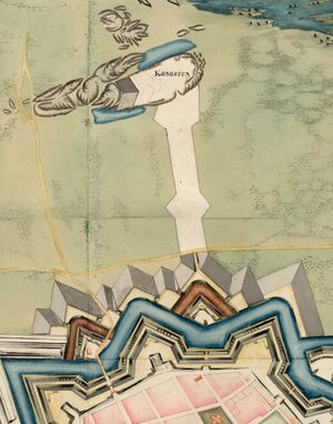 Dekket vei, crop fra Carta over Friderichstad - no-nb krt 00895.jpg