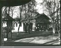 Restauranten i Slottsparken. Foto: Ludwik Szacinski De Ravicz/Oslo Museum (1883).