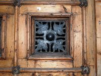 Detalj av dør, Brugata 8, foto Ida Tolgensbakk, 2009