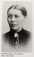 Magnhilds mor, Dorthea Valen. Kilde: NMS Arkiv.