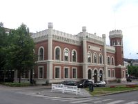 Bragernes torg i Drammen: Drammen rådhus (1871), ark Eckhoff. Foto: Stig Rune Pedersen (2014)