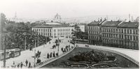 Plassen på et fotograf fra mellom 1900 og 1910. Foto: Johannes Markus Holmsen