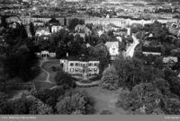 Frognæs, Drammensveien 79 (1859), ark. von Hanno og H.E. Schirmer. Foto: Widerøes Flyveselskap/Oslo byarkiv