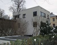 Eckersbergs gate 12B på Frogner i Oslo, oppført på samme tid som nabobygningen i Eckebergs gate 12A/Frognerveien 43. Foto: Stig Rune Pedersen