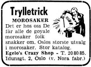 Egelo annonse Aftenposten 1967.jpg