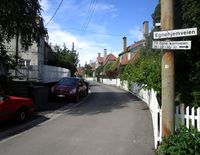 Motiv fra Egnehjemveien i Arctanderbyen. Foto: Stig Rune Pedersen