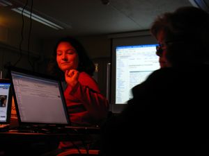 Eikerkurs 2009-11-7 Marthe og Unn.jpg