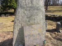 Eilert Sundts gravminne ved Eidsvoll kirkegård. Foto: Stig Rune Pedersen