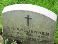 Einar Jensen er gravlagt på Greenwich Cemetery i London. Foto: Stig Rune Pedersen (2019)
