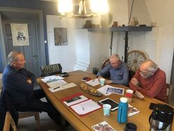 Eivind Thrane, Rolf Skår og Roald Hansen.