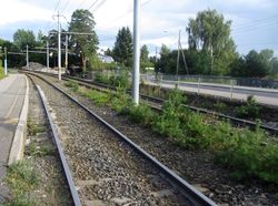 Ekebergbanen ved Sportsplassen holdeplass (2014). Foto: Stig Rune Pedersen